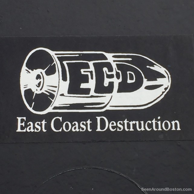 east coast destruction bullet sticker