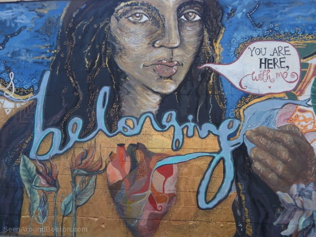 belonging mural you are here with me