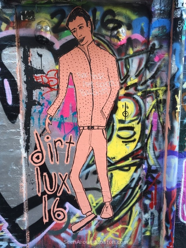 dirt lux wheat paste street art, modica way