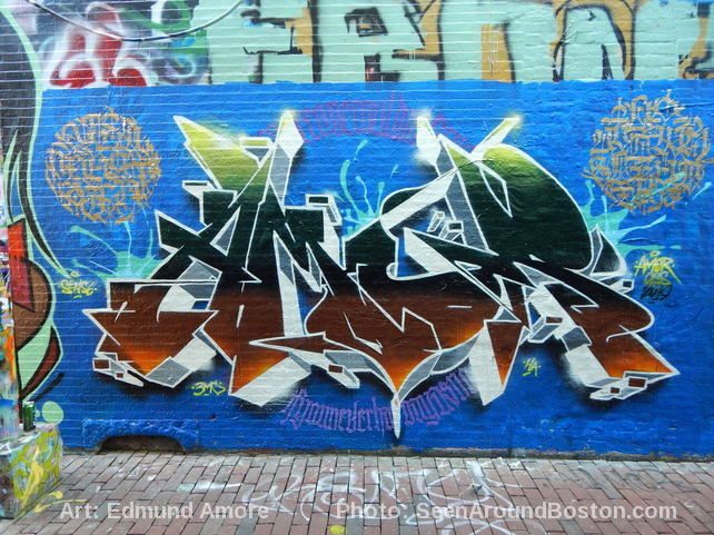 edmund amore graffiti mural complete, modica way, cambridge